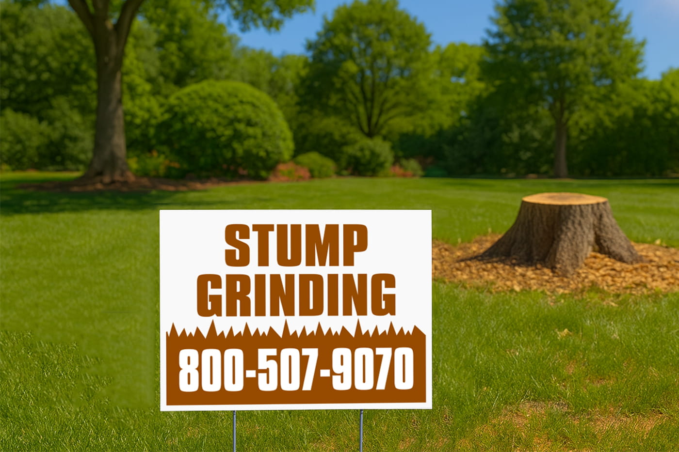 1 Color Yard Signs