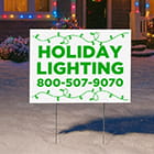 1 Color Yard Signs