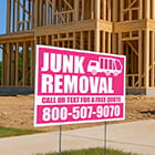 1 Color Yard Signs
