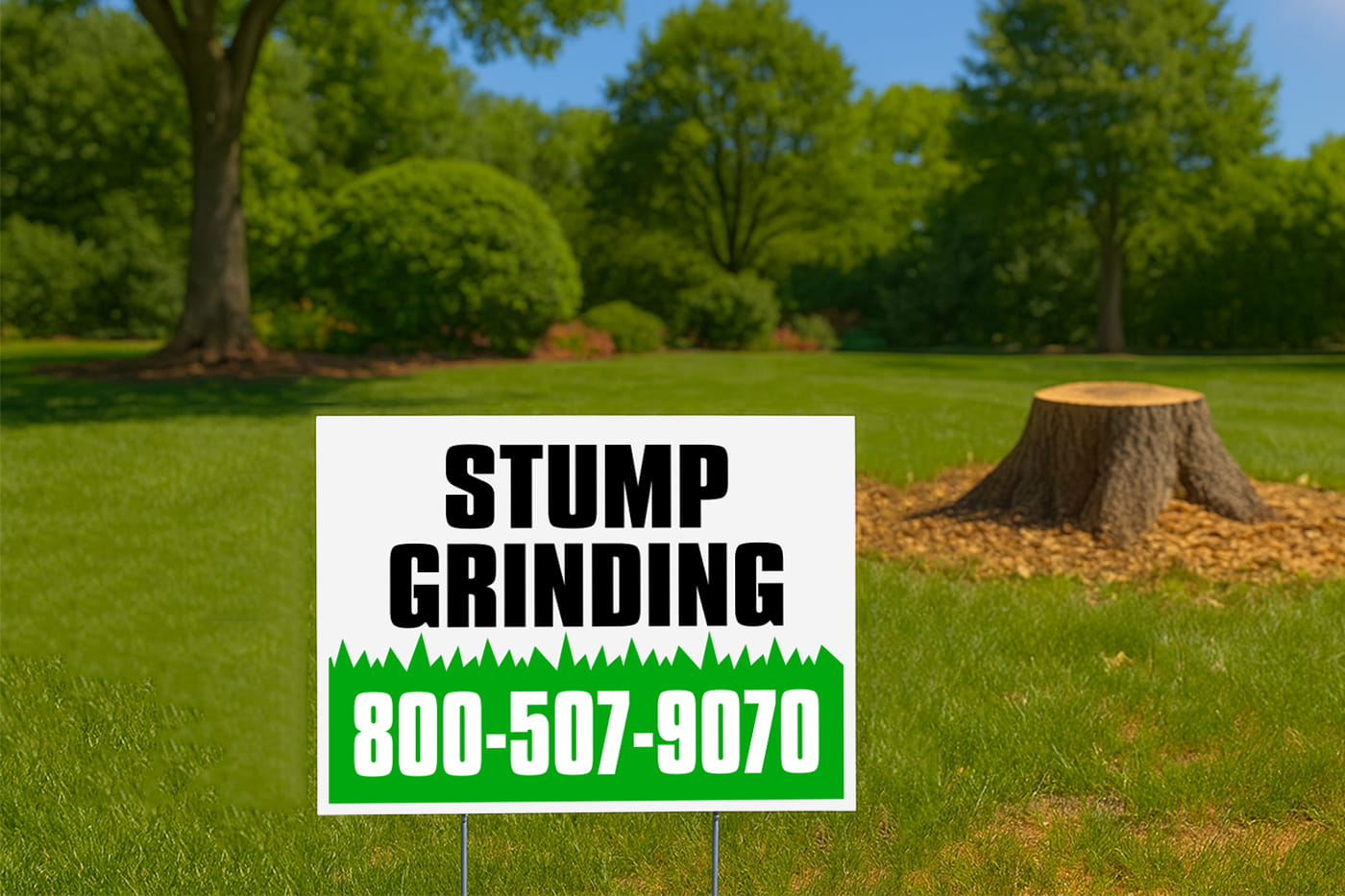 2 Color Yard Signs
