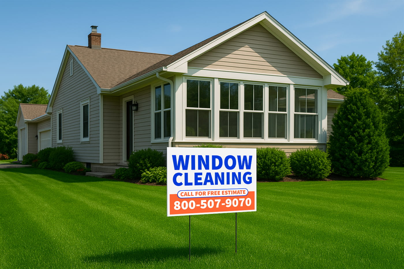 2 Color Yard Signs