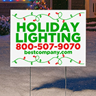 2 Color Yard Signs