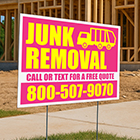 2 Color Yard Signs