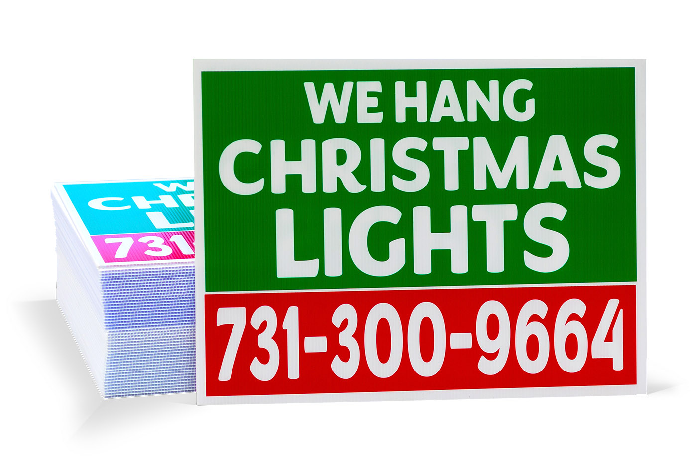 Christmas Lights Signs