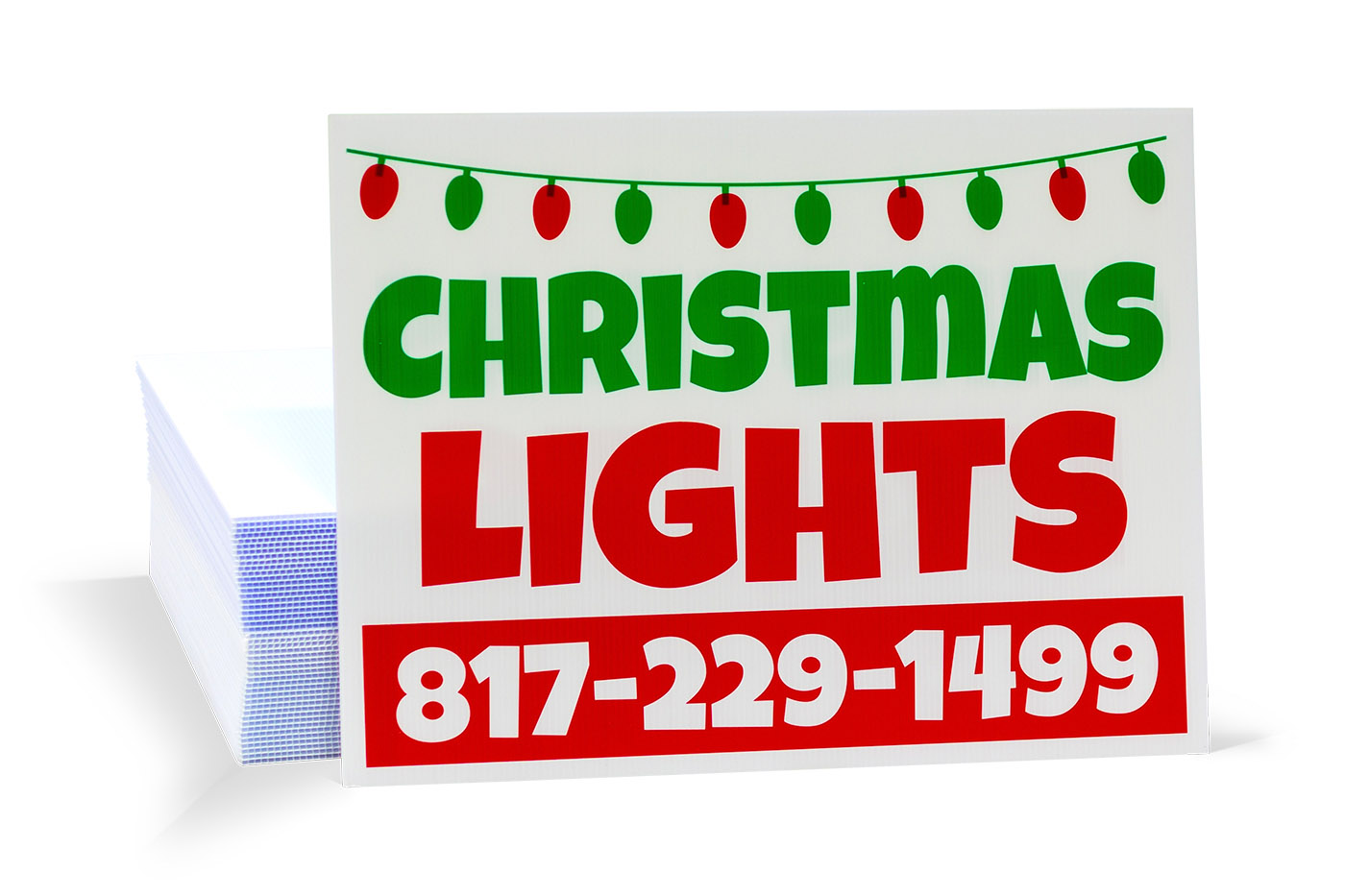 Christmas Lights Signs