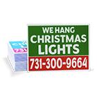 Christmas Lights Signs