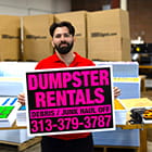 Fluorescent Yard Signs