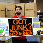Fluorescent Yard Signs