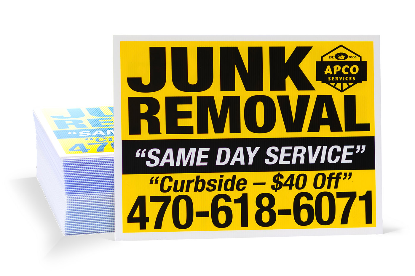 Junk Removal Signs