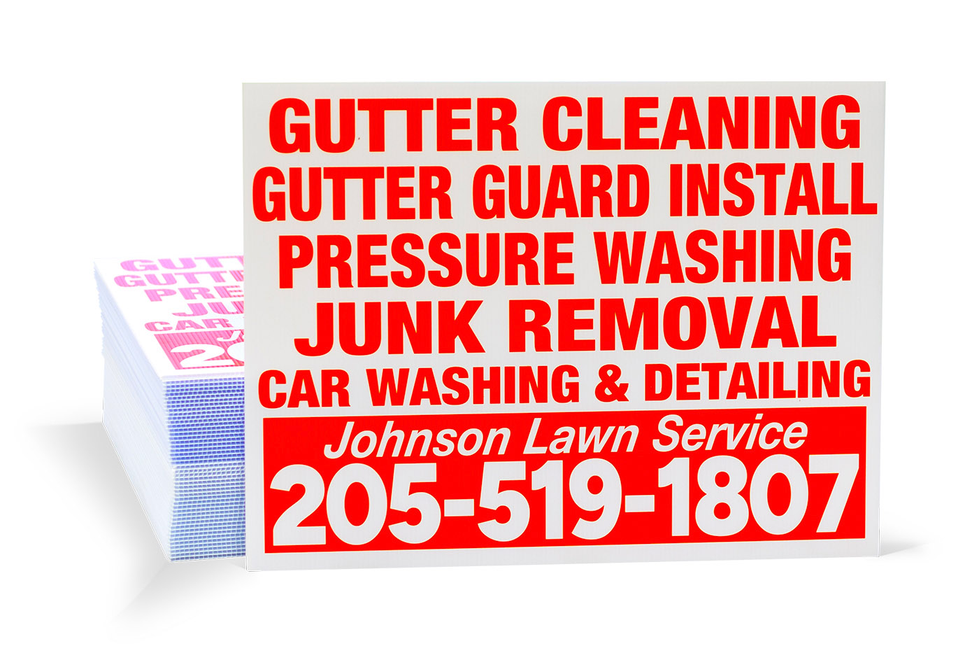 Power Washing Signs