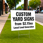 Yard Sign Special