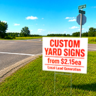 Yard Sign Special